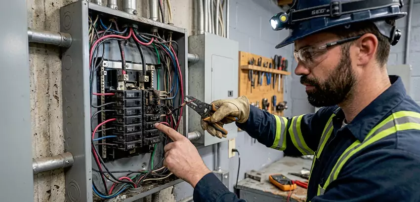 Breaker Box Short Circuit Repair in Prattville