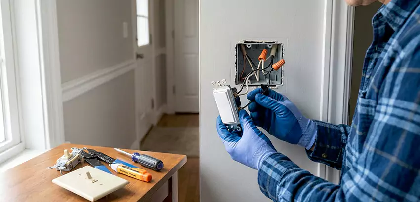 Motion Sensor Light Switch Replacement in Prattville