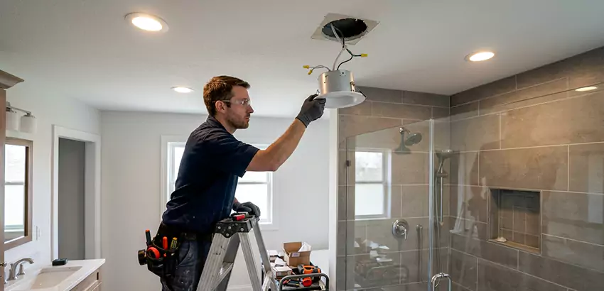 Bathroom and Shower Recessed Lighting Installation in Prattville